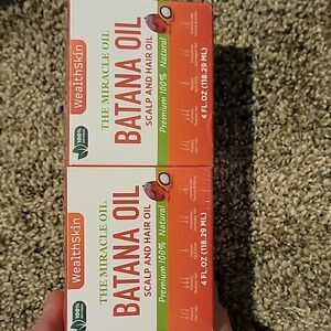WealthSkin Batana Oil for Scalp and Hair Lot Of 2 4oz New 8oz Total